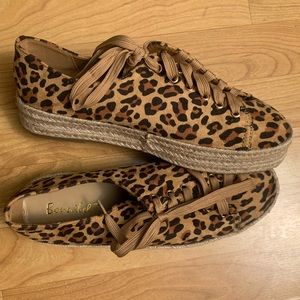 Leopard Espadrille Sneakers